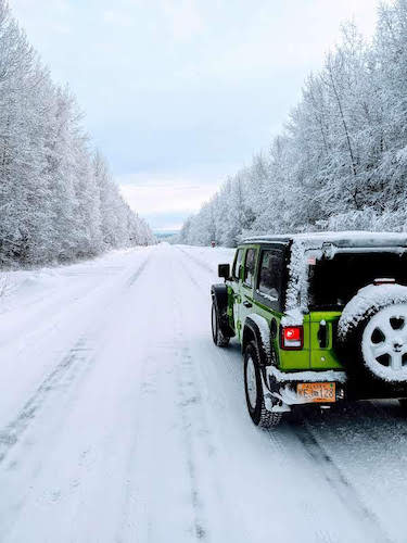 route pour Chena hot springs