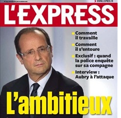 françois hollande couverture de l'express