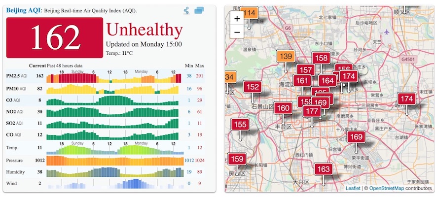 pollution air pekin